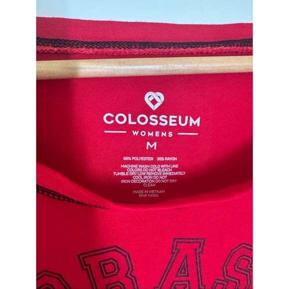 Colosseum Red and Black Women’s Nebraska Huskers Long Sleeve Size Medium - Picture 3 of 5